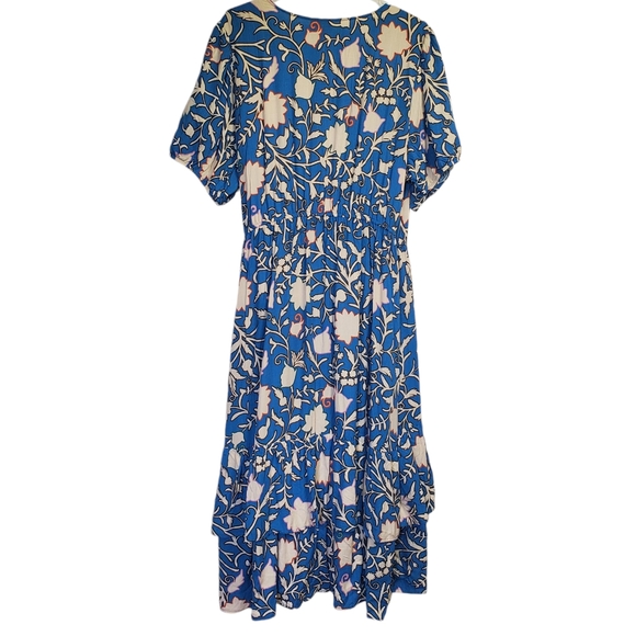 NWT Knox Rose Women's Wrap Dress Floral Ruffle Short Sleeves Size 4X - Picture 13 of 14